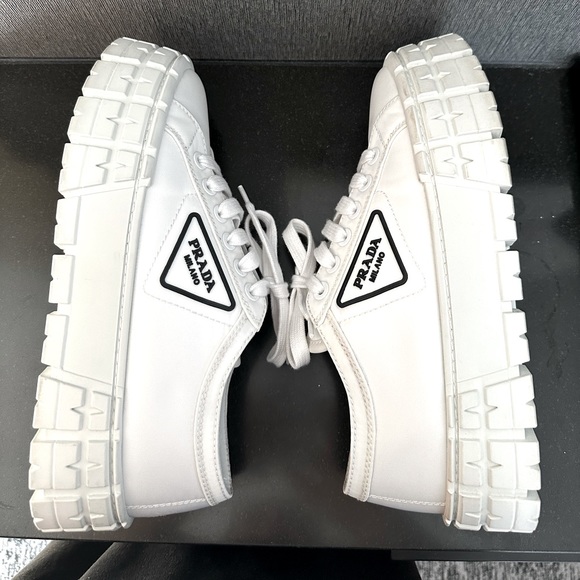 Prada Logo Lug Platform Sneaker - Picture 1 of 11